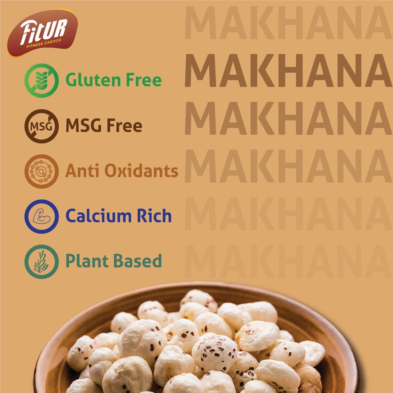 Delicious Minty Wave Makhanas | 80 gm Pack