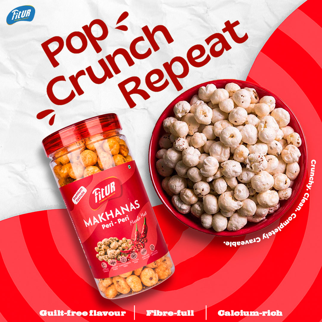 Super Spicy Peri Peri Makhana | 80 gm Pack