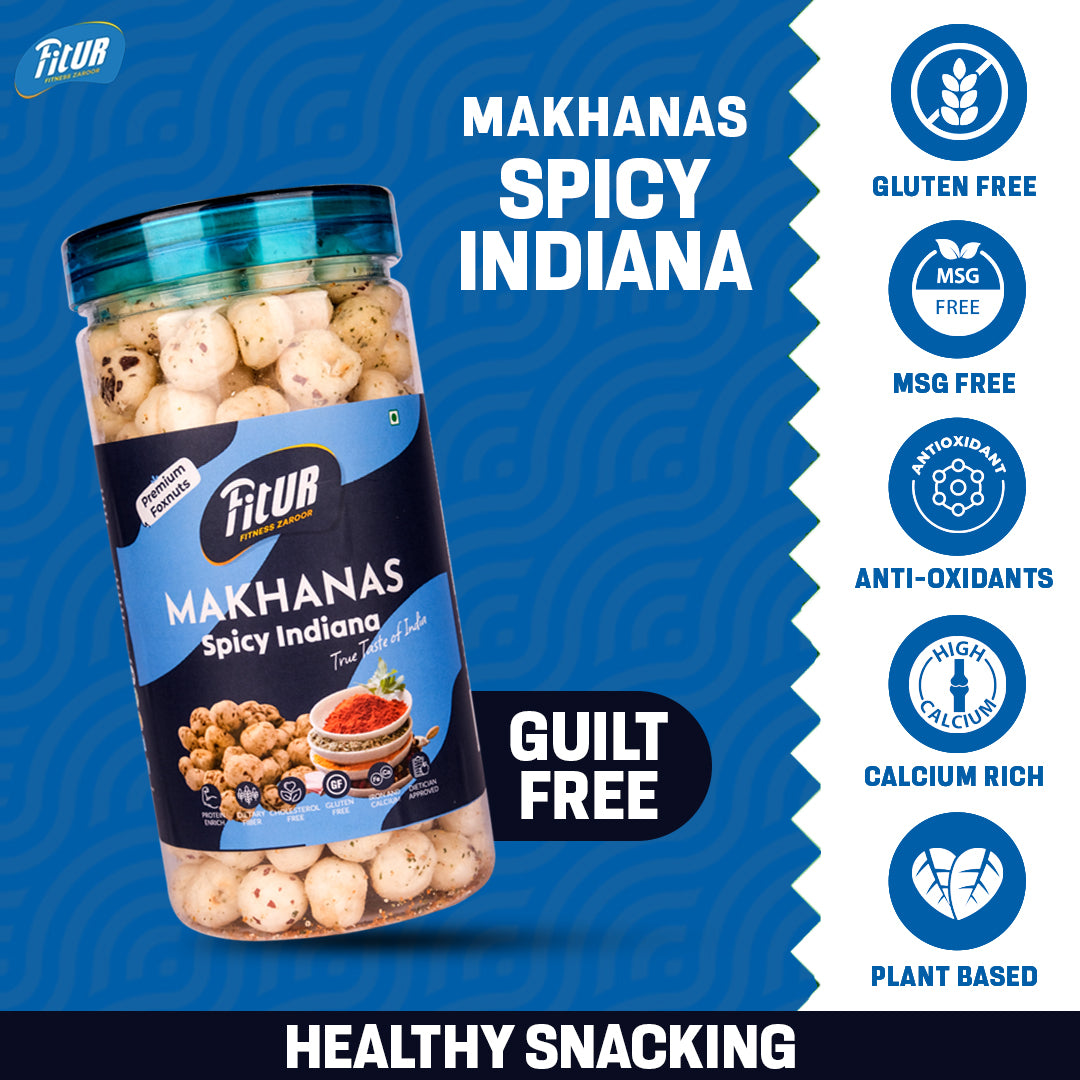 Spicy Indiana Makhanas | 80 gm Pack