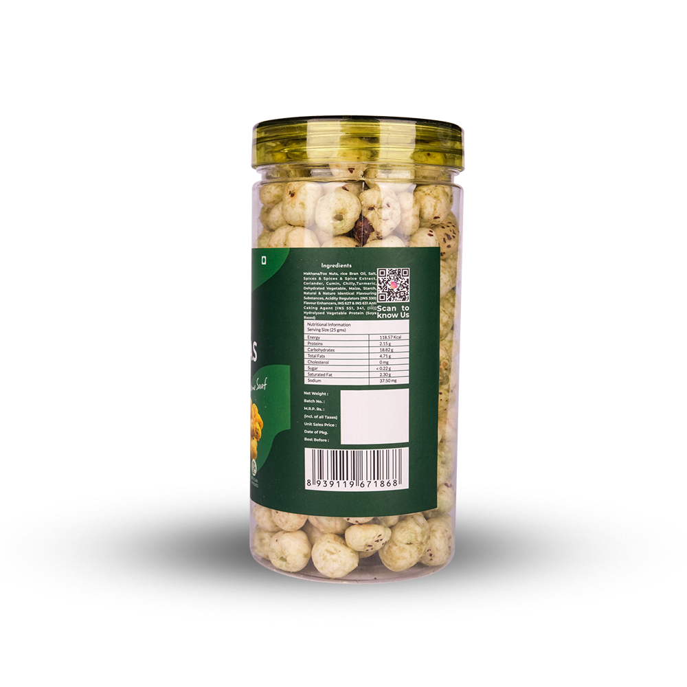 Delicious Minty Wave Makhanas | 80 gm Pack