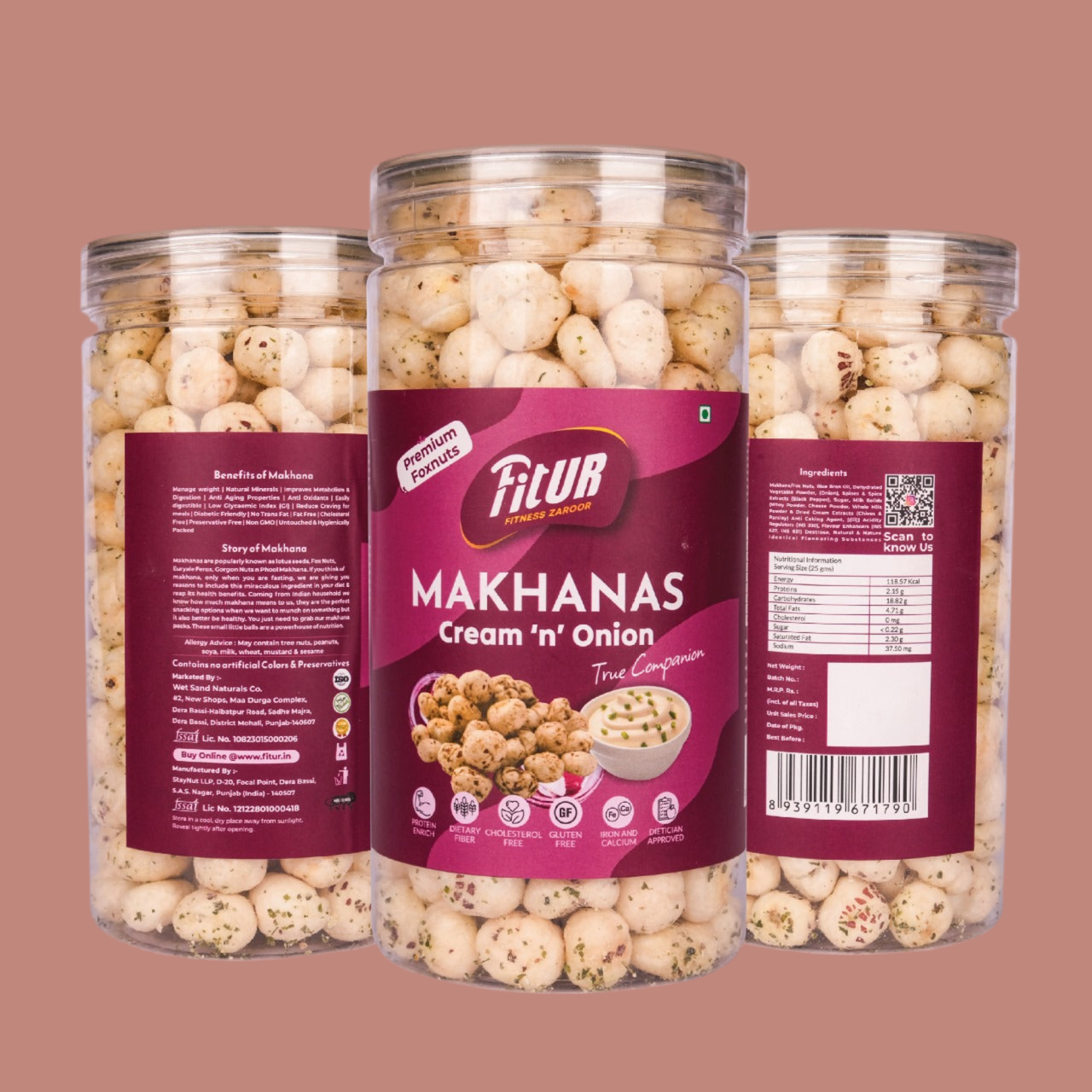Choose Your Own Makhana Packs | Limited Period Offer | 80 gm Each Pack
