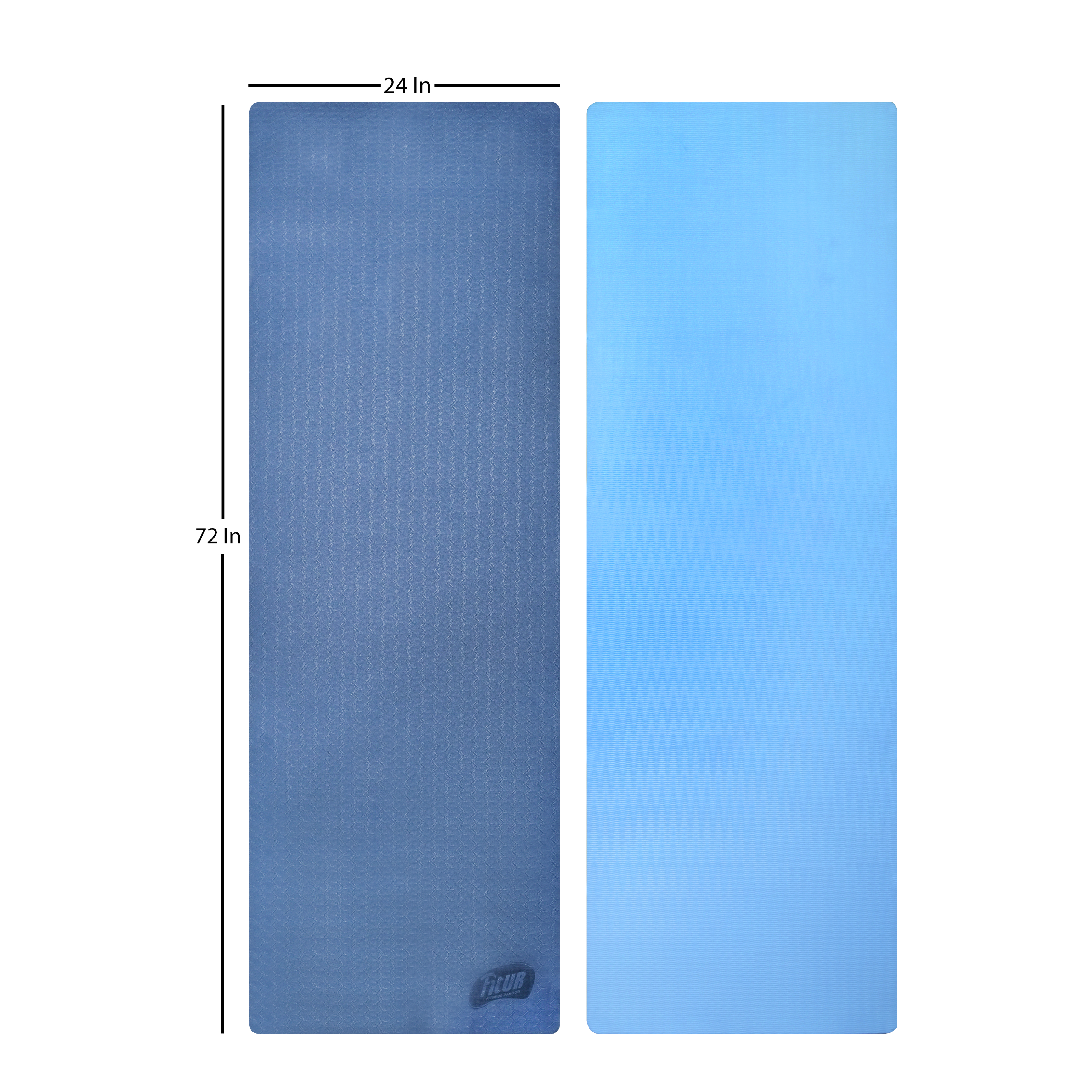 Blue TPE Yoga Mats