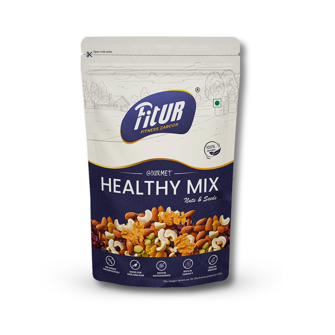 Super Healthy Mixture Healthy Mix | 7 Nuts & Seeds Mix | 200 gm Pack