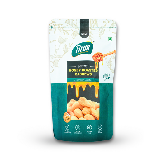 Super Delicious & Healthy Honey Roasted Cashews | 80 gm Pack