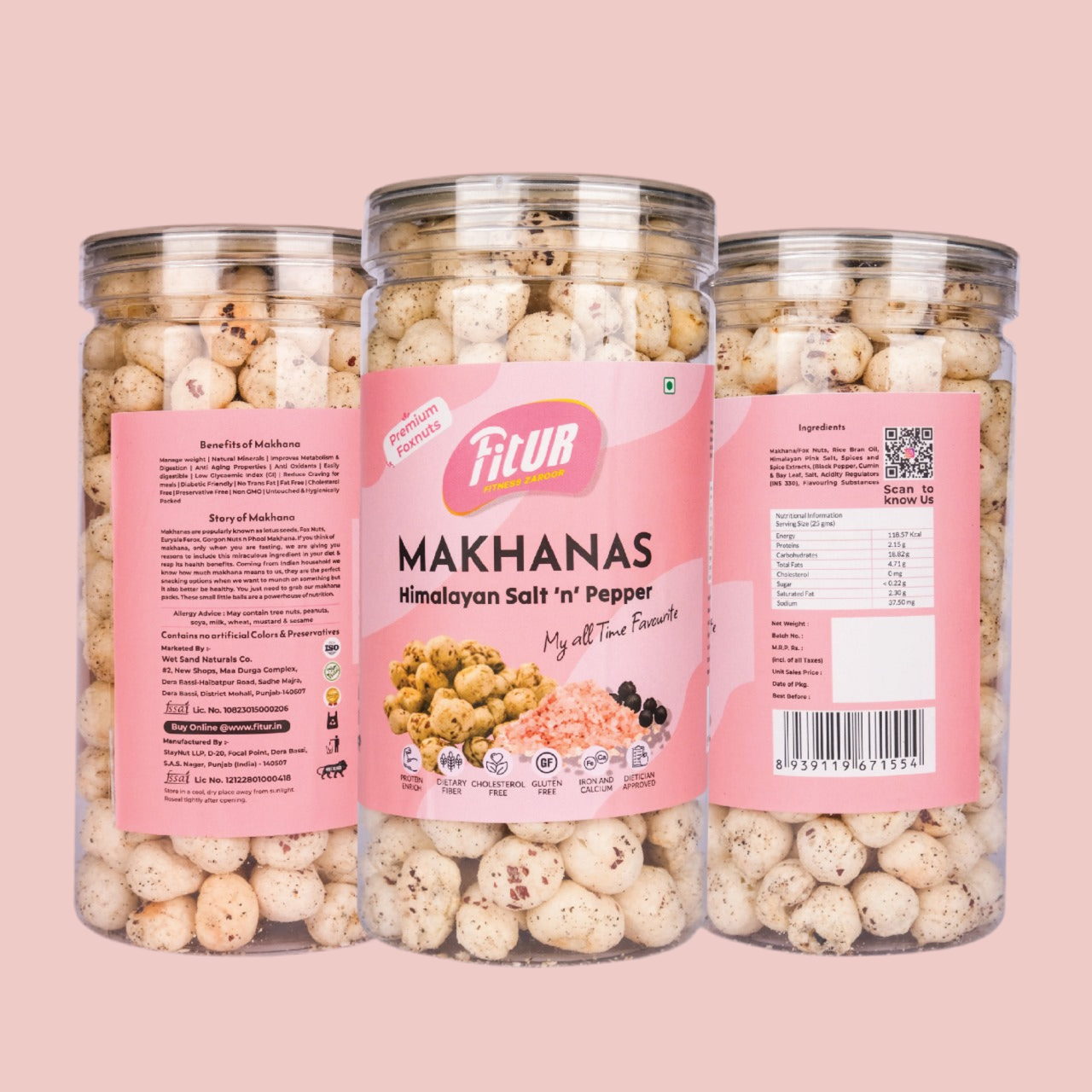 Choose Your Own Makhana Packs | Limited Period Offer | 80 gm Each Pack