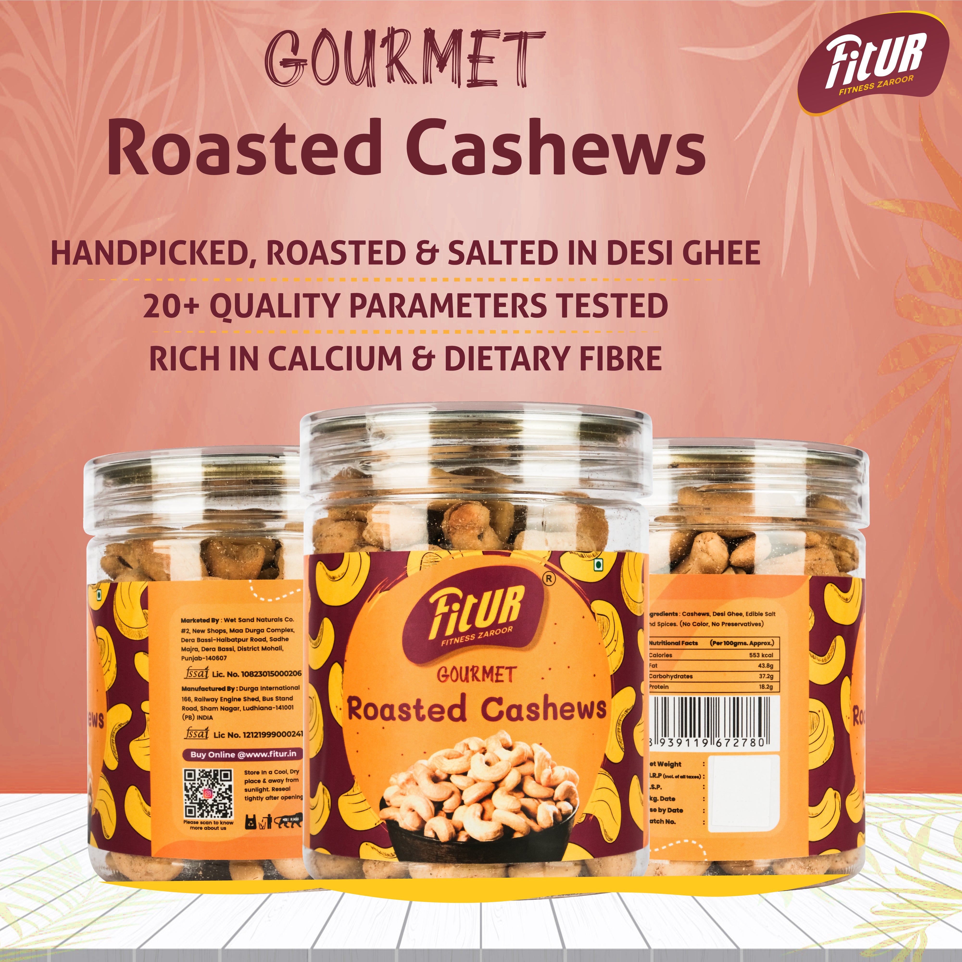 Roasted Cashews | Pack of 2