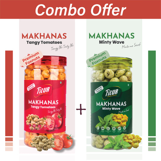 Makhana Tangy Tomato + Minty Wave | Pack of 2