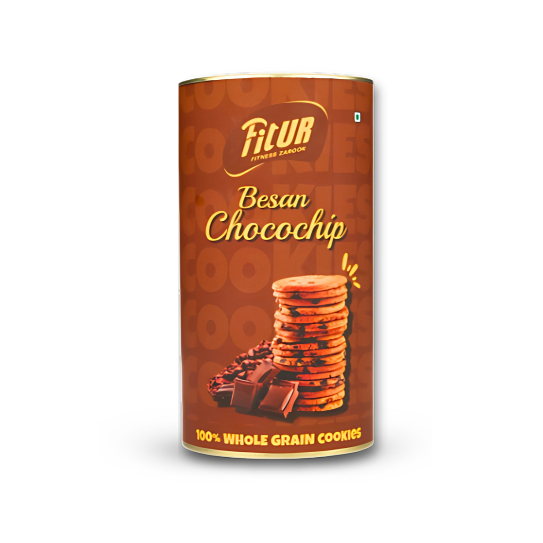 ⁠Besan Choco Chips Cookies | 100% Whole Grain