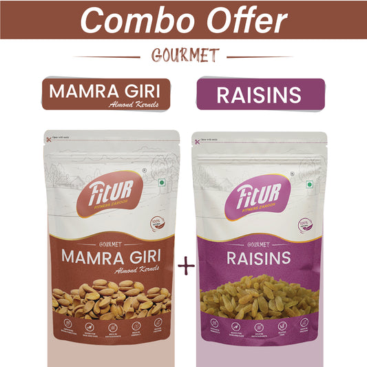 Mamra Almonds Giri + Raisins | Pack of 2