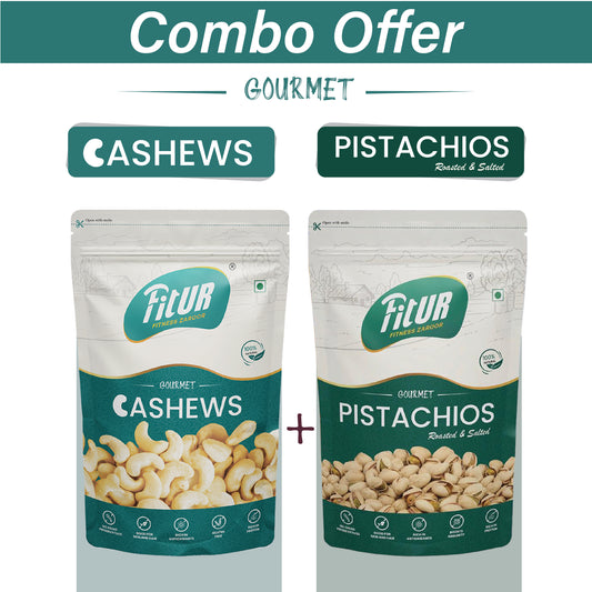 Dry Fruits Combo Cashews & Pistachios | Pack of 2
