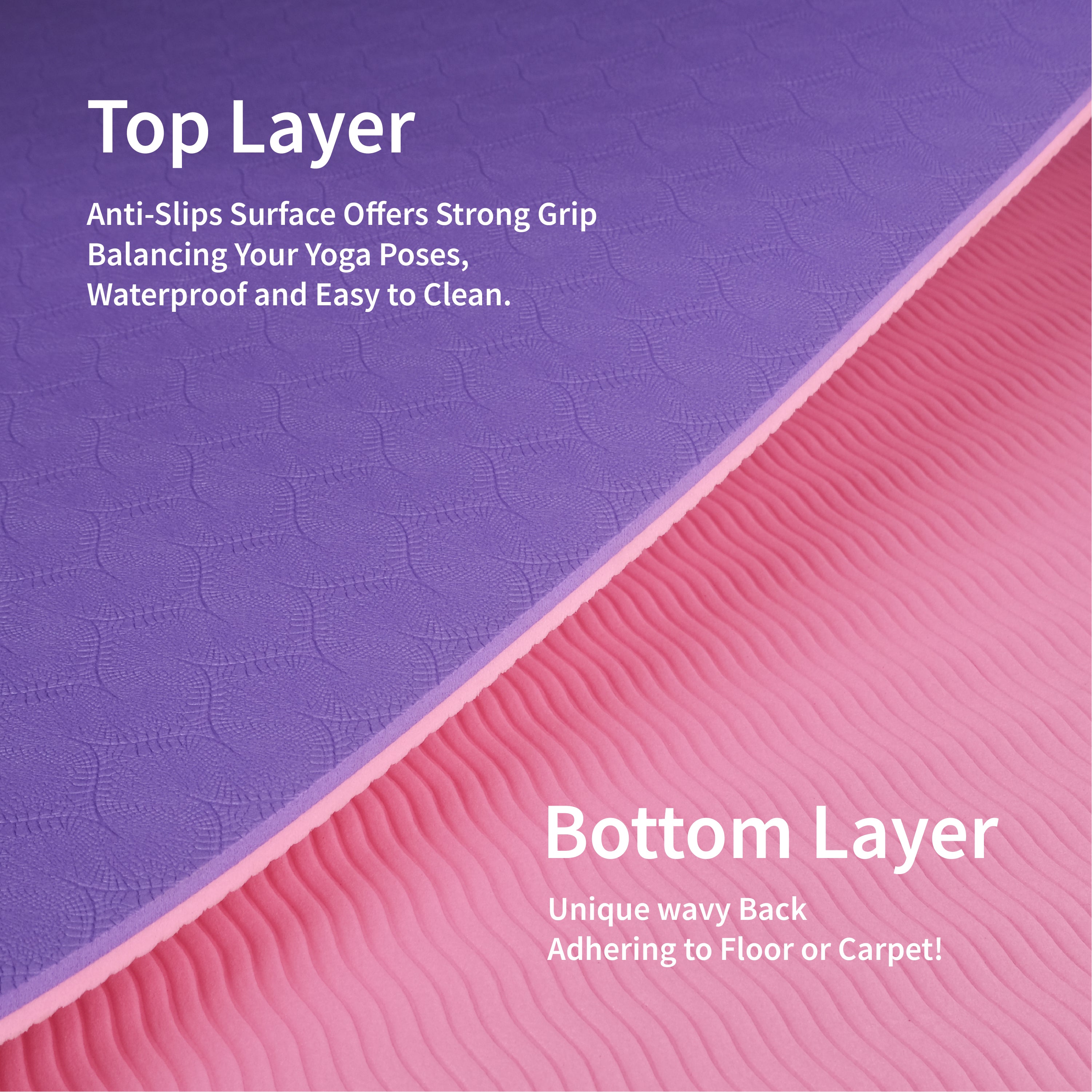 Purple TPE Yoga Mats