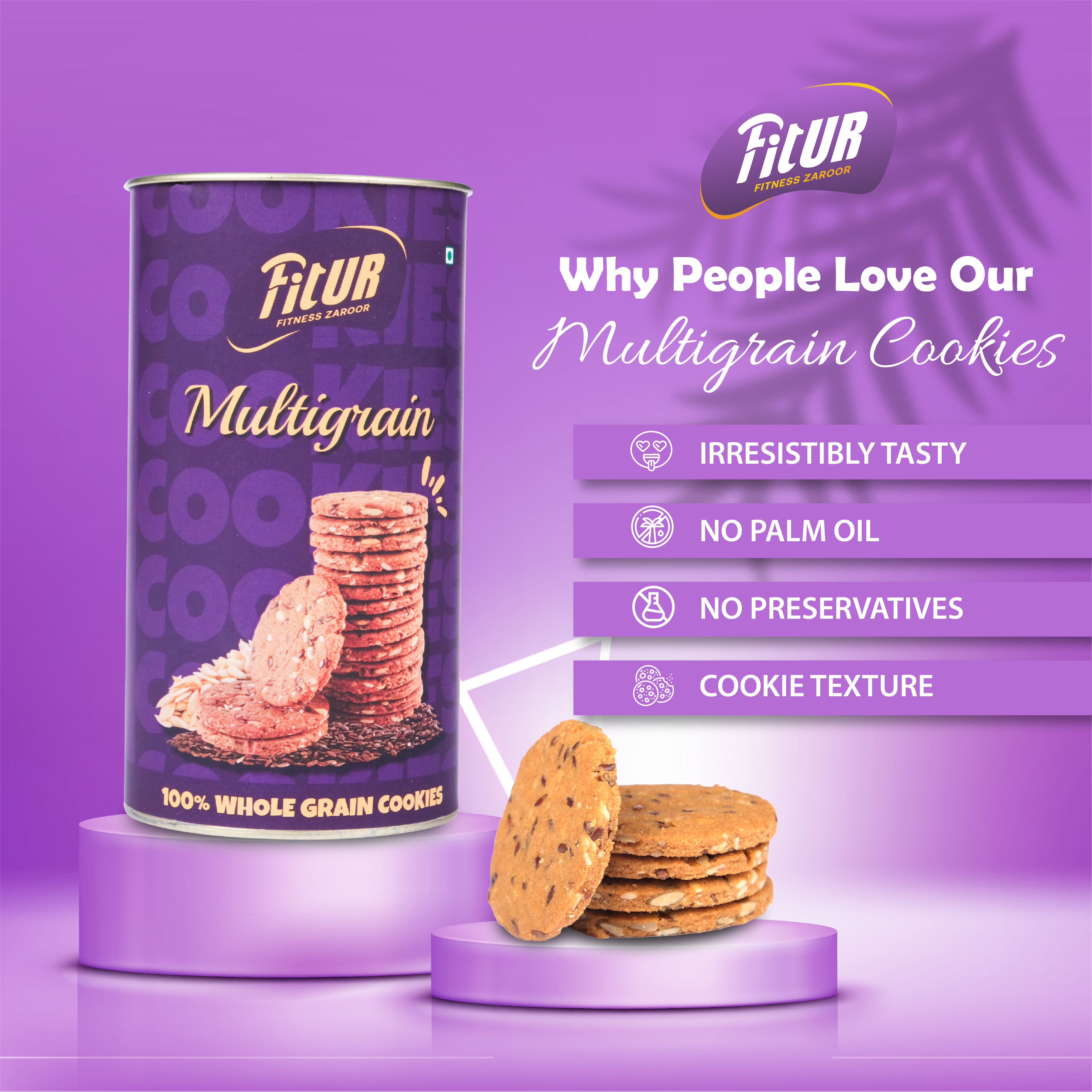 Multigrain Cookies | 100% Whole Grain