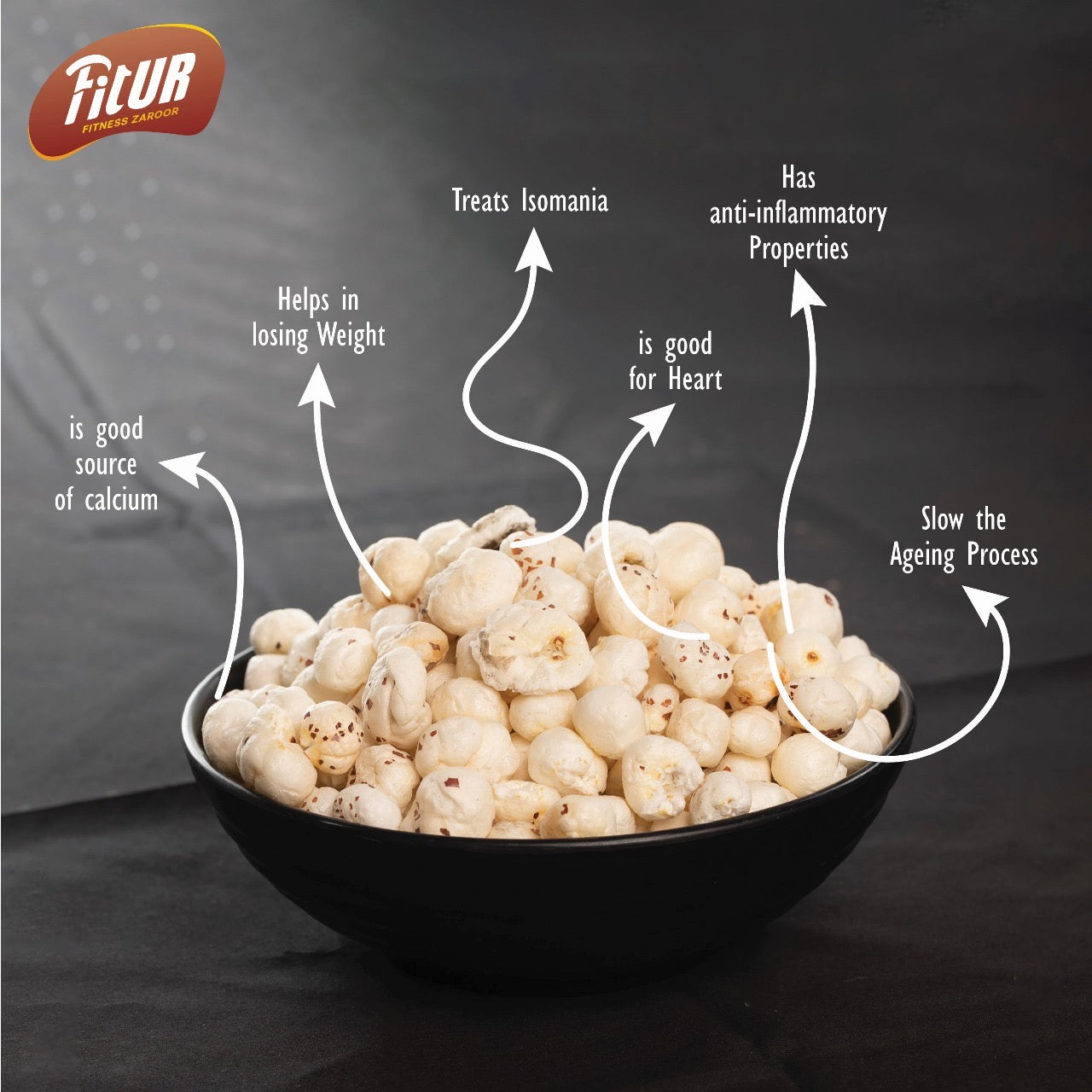 Makhana Tangy Tomato + Cream n Onion + Spicy Indiana | Pack of 3 | 80 gm Each Pack