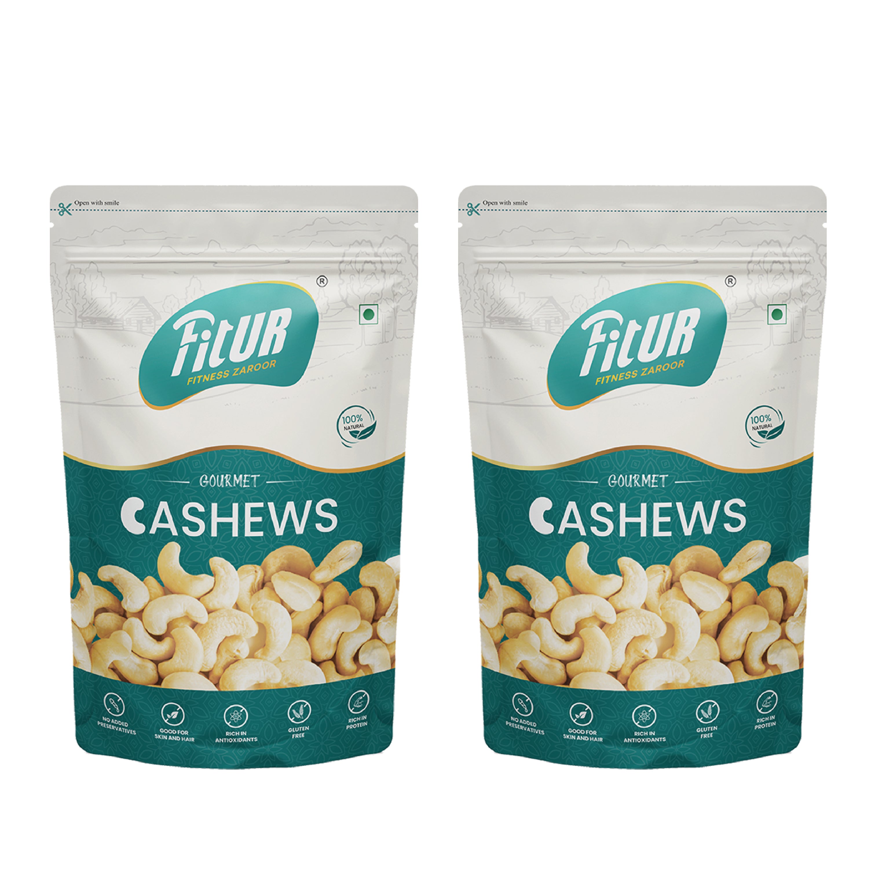 Premium Quality Cashews | Pack of 2