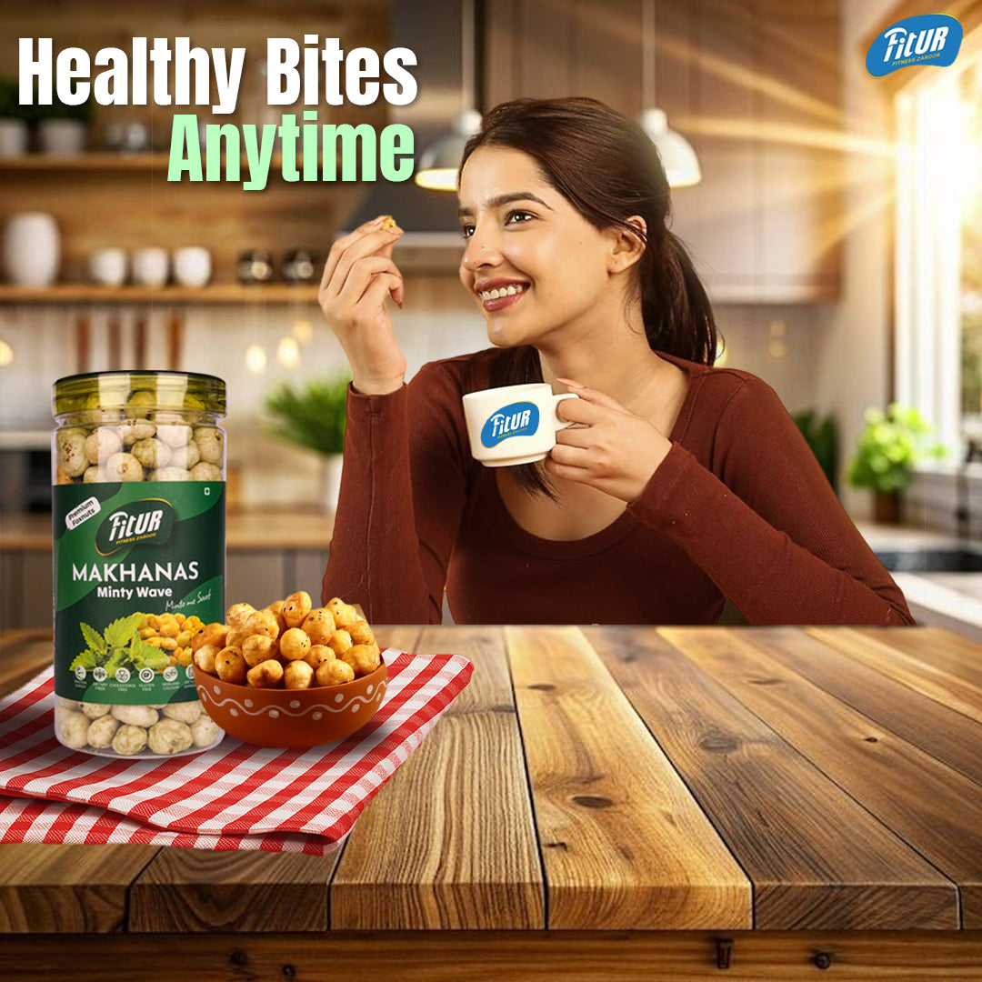 Delicious Minty Wave Makhanas | 80 gm Pack