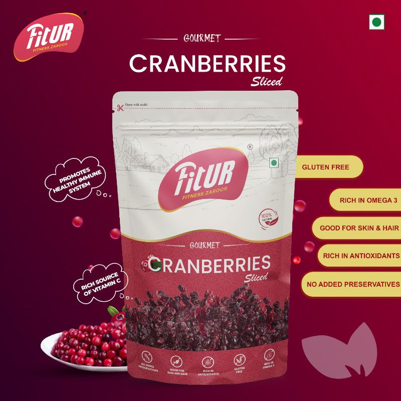 Sliced cranberries - Fitur