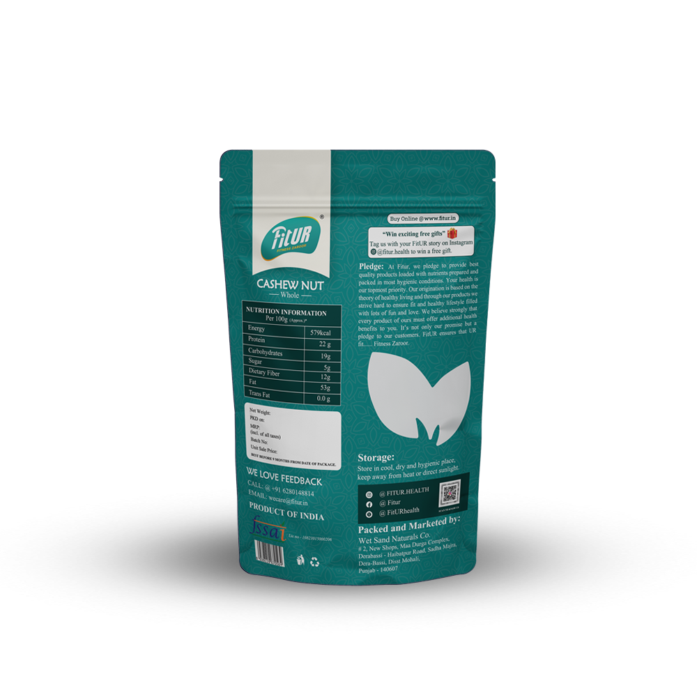 Premium Quality Cashews W240 | 200 gm Pack