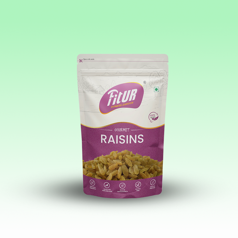 Dry Fruits Mamra Almonds Giri + Raisins | Pack of 2