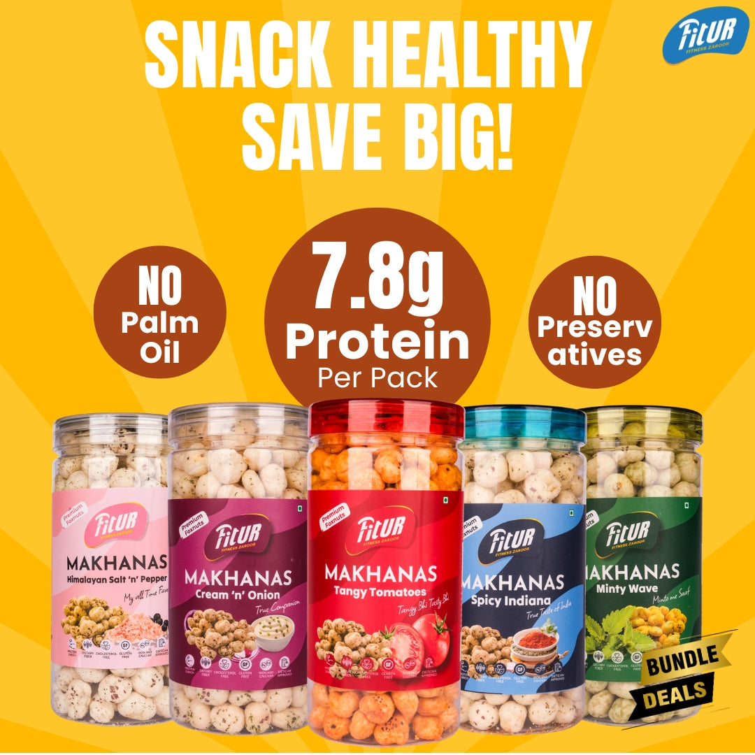 Complete Combo Of 5 Makhana Boxes (Super Healthy)